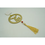 Ornament brad, Flippy, Ren, Auriu, Lucios, 8*25CM, Acril, Interior/ Exterior - vivimall.ro