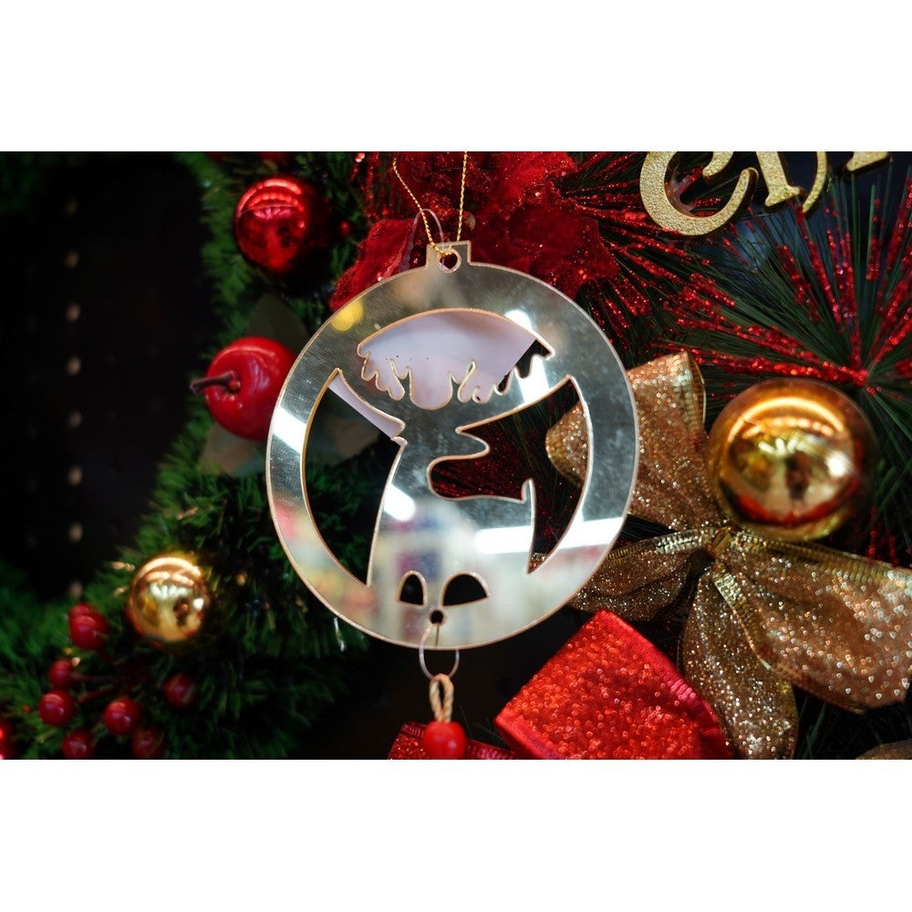 Ornament Brad, Ren, Lucios, 8*25Cm, Acril, Interior/ Exterior