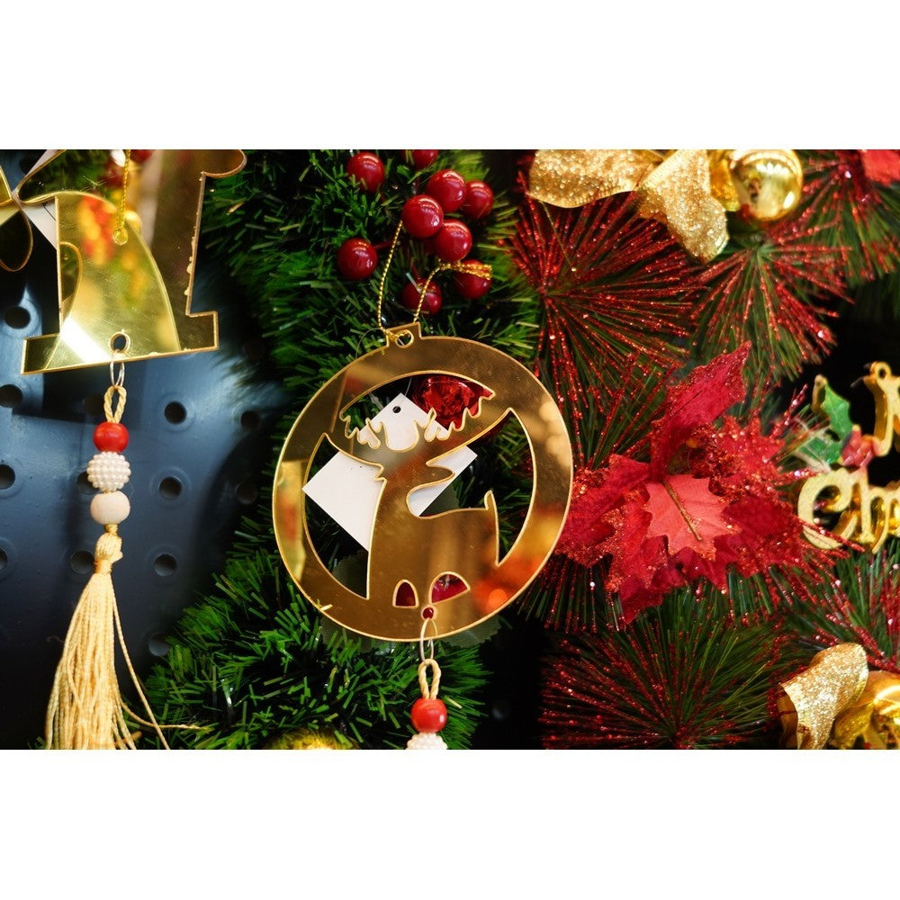 Ornament Brad, Ren, Lucios, 8*25Cm, Acril, Interior/ Exterior