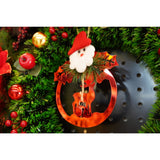 Ornament Brad, Ren Cu Clopotei, Lucios, 15*20Cm, Acril, Interior/ Exterior