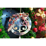 Ornament brad, Flippy, Rotund, Argintiu, Lucios, 14*26CM, Acril, Interior/ Exterior - vivimall.ro