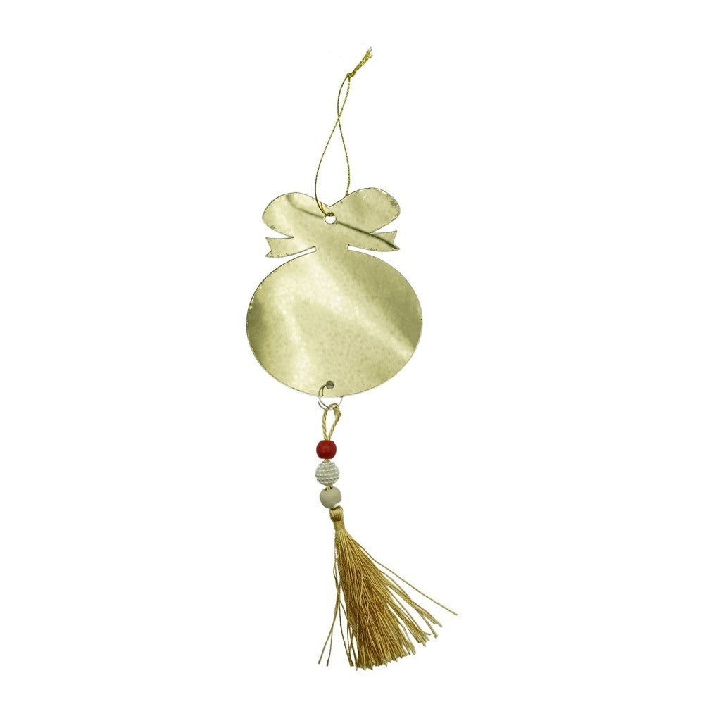 Ornament brad, Flippy, Rotund, Auriu, Lucios, 10*23CM, Acril, Interior/ Exterior - vivimall.ro