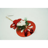 Ornament Brad, Rotund Cu Clopotei, Lucios, 15*20Cm, Acril, Interior/ Exterior