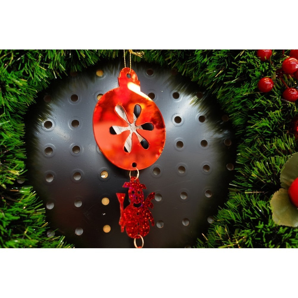 Ornament Brad, Rotund, Om De Zapada, Lucios, 10*28Cm, Acril, Interior/ Exterior