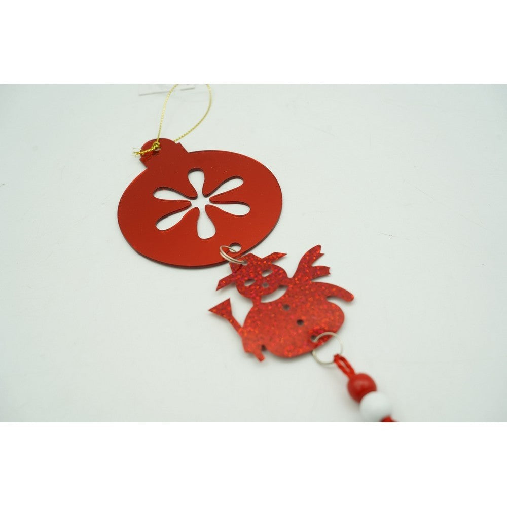 Ornament Brad, Rotund, Om De Zapada, Lucios, 10*28Cm, Acril, Interior/ Exterior