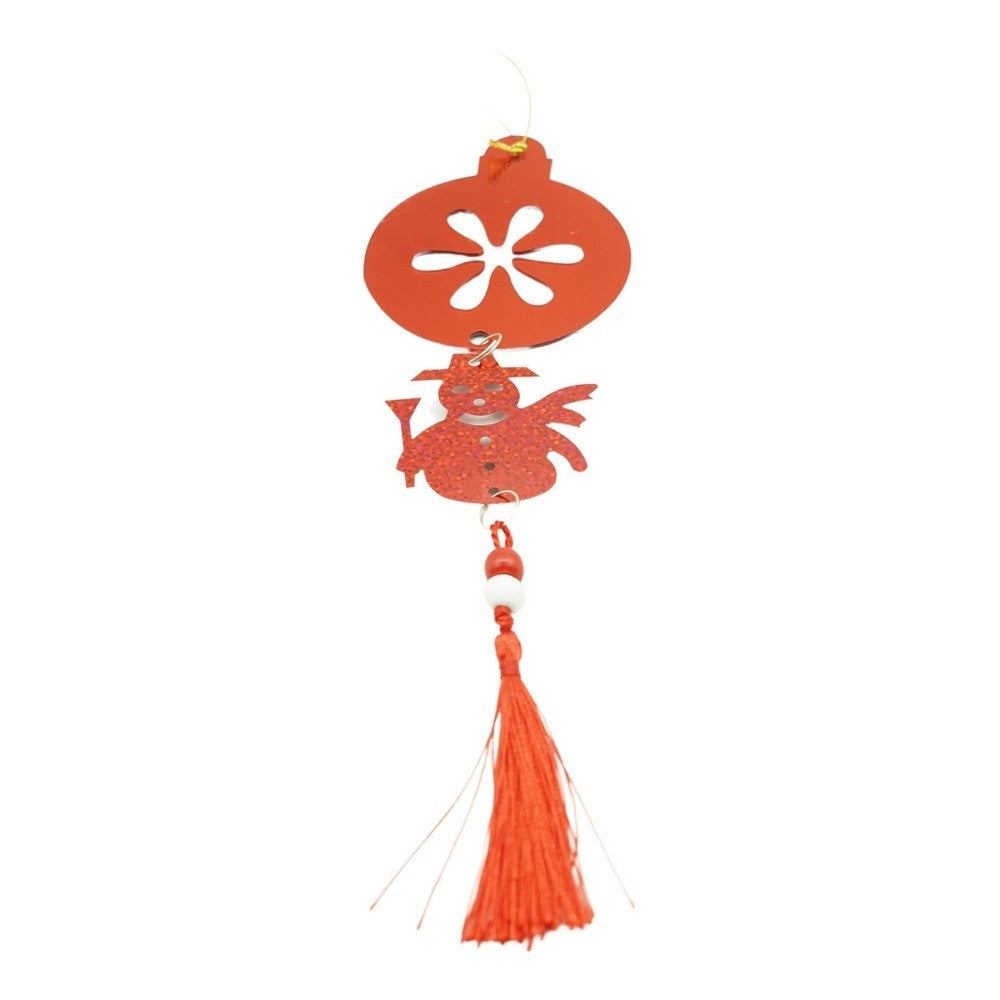 Ornament Brad, Rotund, Om De Zapada, Lucios, 10*28Cm, Acril, Interior/ Exterior