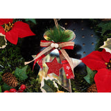 Ornament brad, Flippy, Stea, Argintiu, Lucios, 14*17CM, Acril, Interior/ Exterior - vivimall.ro