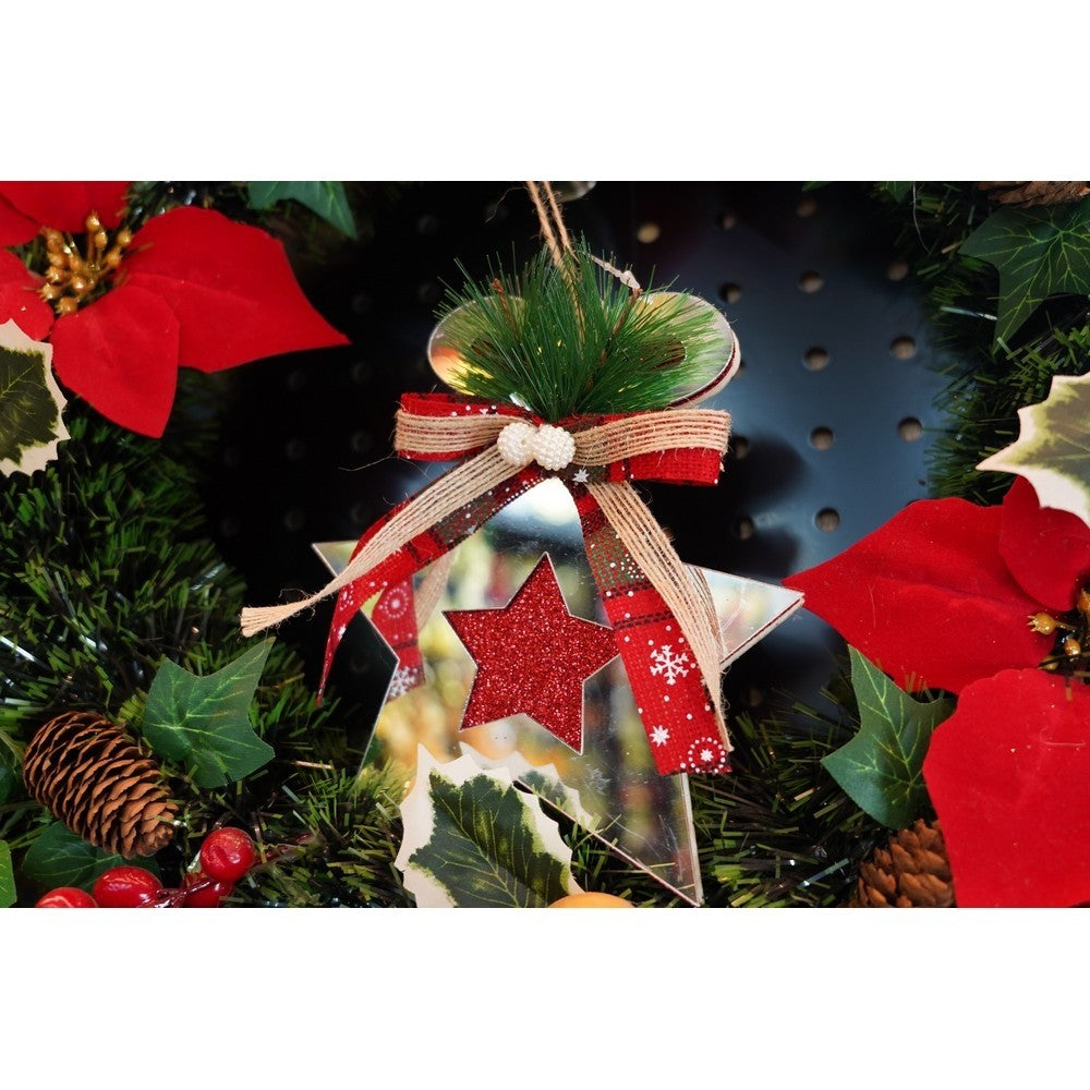 Ornament Brad, Stea, Lucios, 14*17Cm, Acril, Interior/ Exterior
