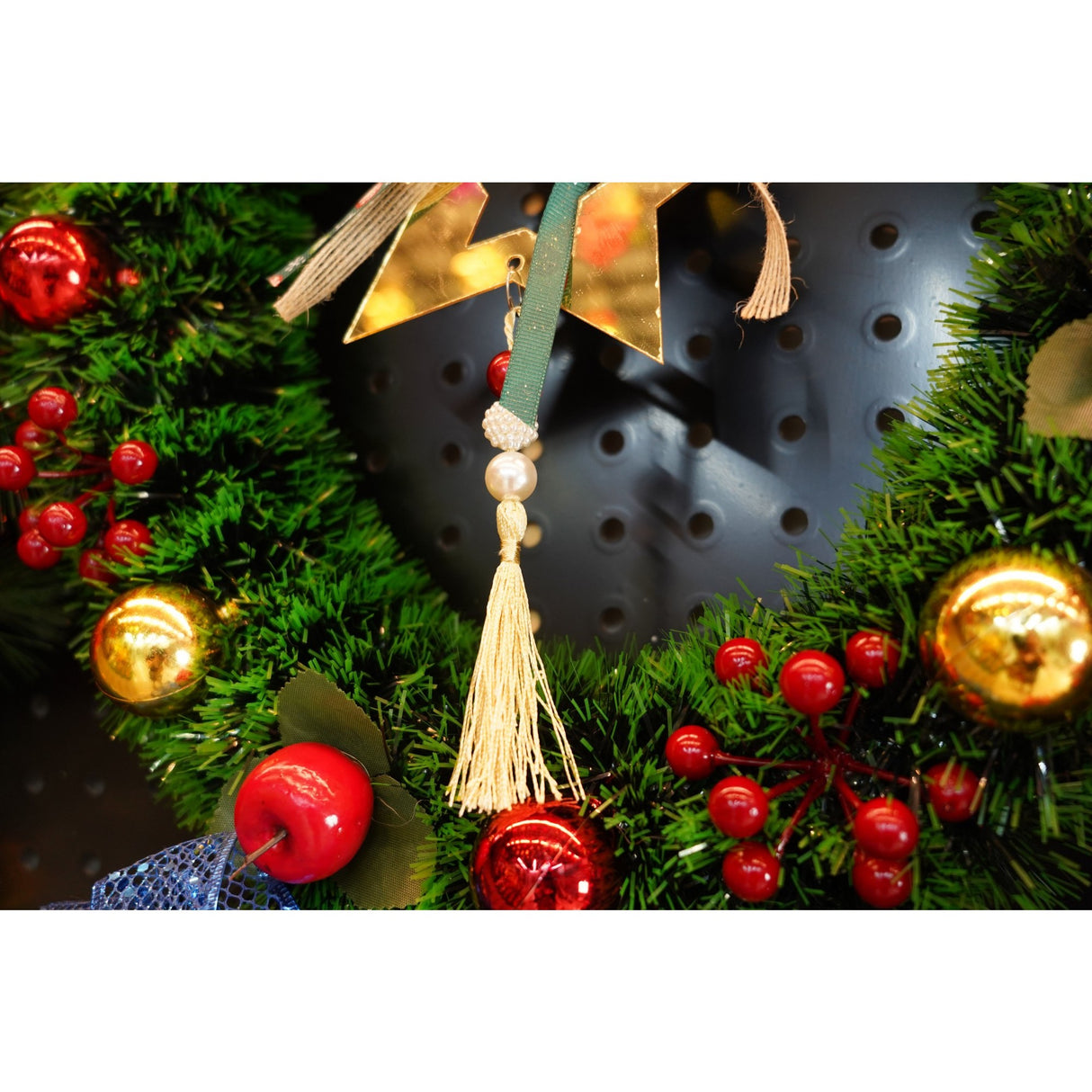 Ornament brad, Flippy, Stea, Auriu, Lucios, 15*26CM, Acril, Interior/ Exterior - vivimall.ro