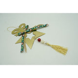 Ornament brad, Flippy, Stea, Auriu, Lucios, 15*26CM, Acril, Interior/ Exterior - vivimall.ro