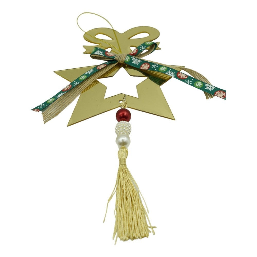 Ornament brad, Flippy, Stea, Auriu, Lucios, 15*26CM, Acril, Interior/ Exterior - vivimall.ro