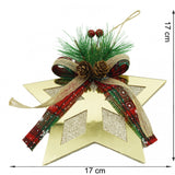 Ornament brad, Flippy, Stea, Auriu, Lucios, 17*17CM, Acril, Interior/ Exterior - vivimall.ro