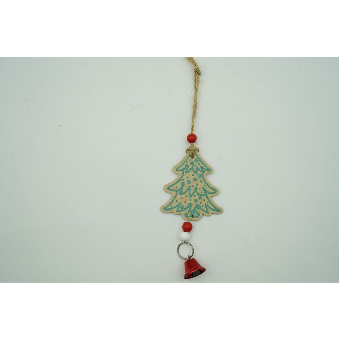 Ornament de brad bradulet, Flippy, multicolor, lemn, 17 cm - vivimall.ro