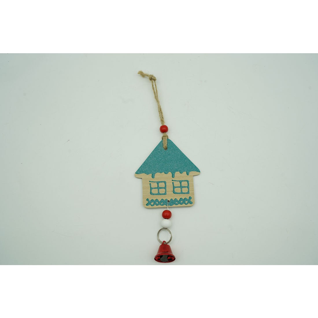 Ornament De Brad Casuta, Lemn, 18 Cm