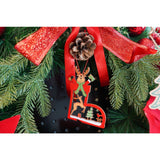 Ornament De Brad Cerb, Lemn, 10 Cm