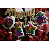 Ornament de brad clopotel din paiete, Flippy, multicolor, lemn, 18 cm - vivimall.ro