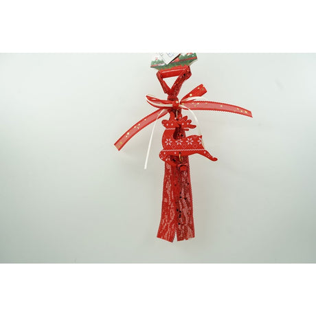 Ornament De Brad Craciun Cerb, Lemn, 25 Cm