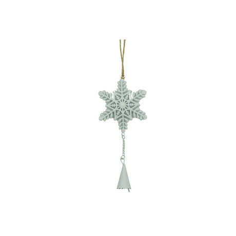 Ornament De Brad Fulg De Nea, Metal, 20 Cm