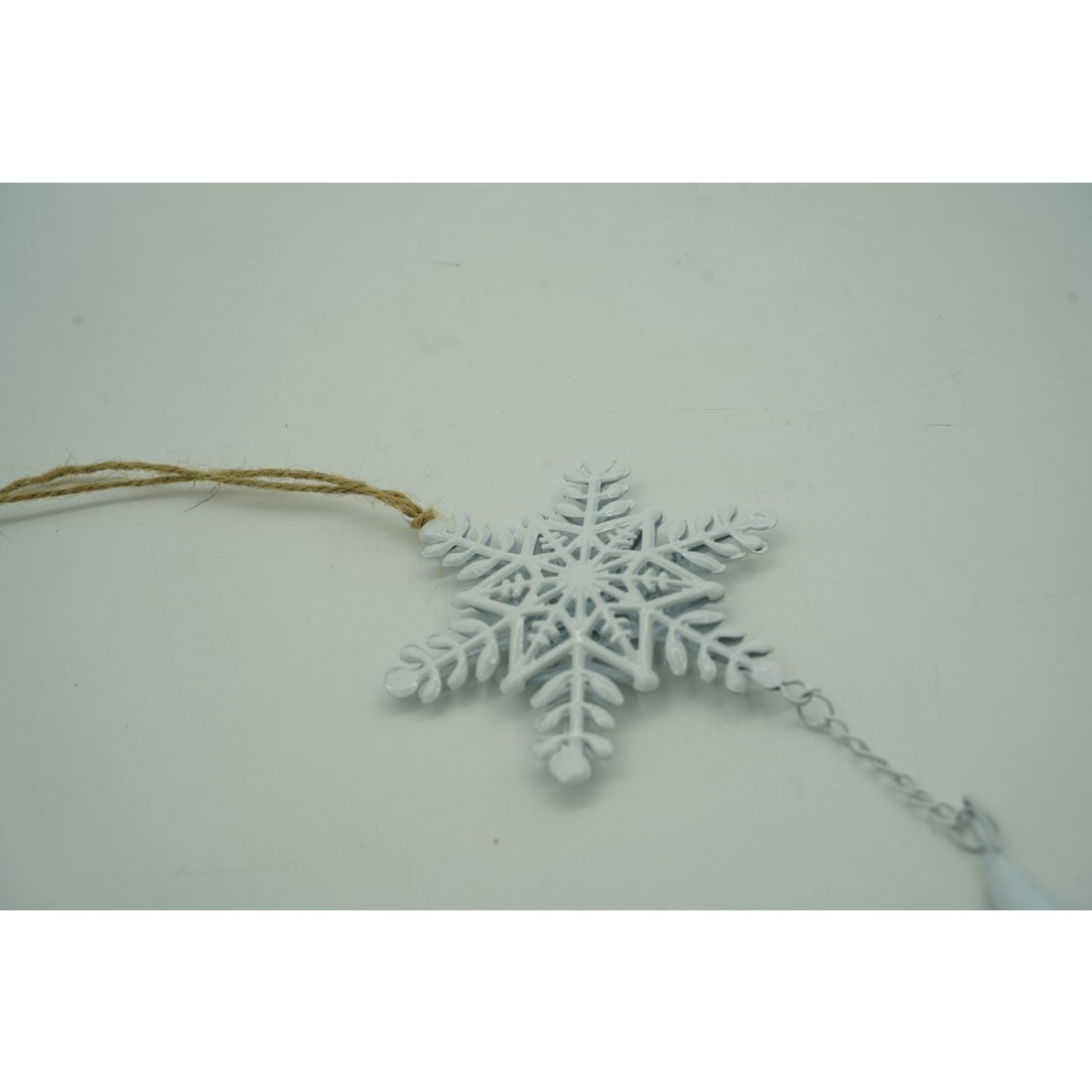 Ornament De Brad Fulg De Nea, Metal, 20 Cm