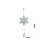 Ornament De Brad Fulg De Nea, Metal, 20 Cm