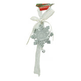 Ornament De Brad Fulg De Nea, Lemn, 25 Cm