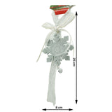 Ornament De Brad Fulg De Nea, Lemn, 25 Cm