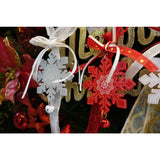 Ornament De Brad Fulg De Nea, Lemn, 25 Cm