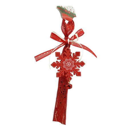 Ornament De Brad Fulg De Nea, Lemn, 25 Cm