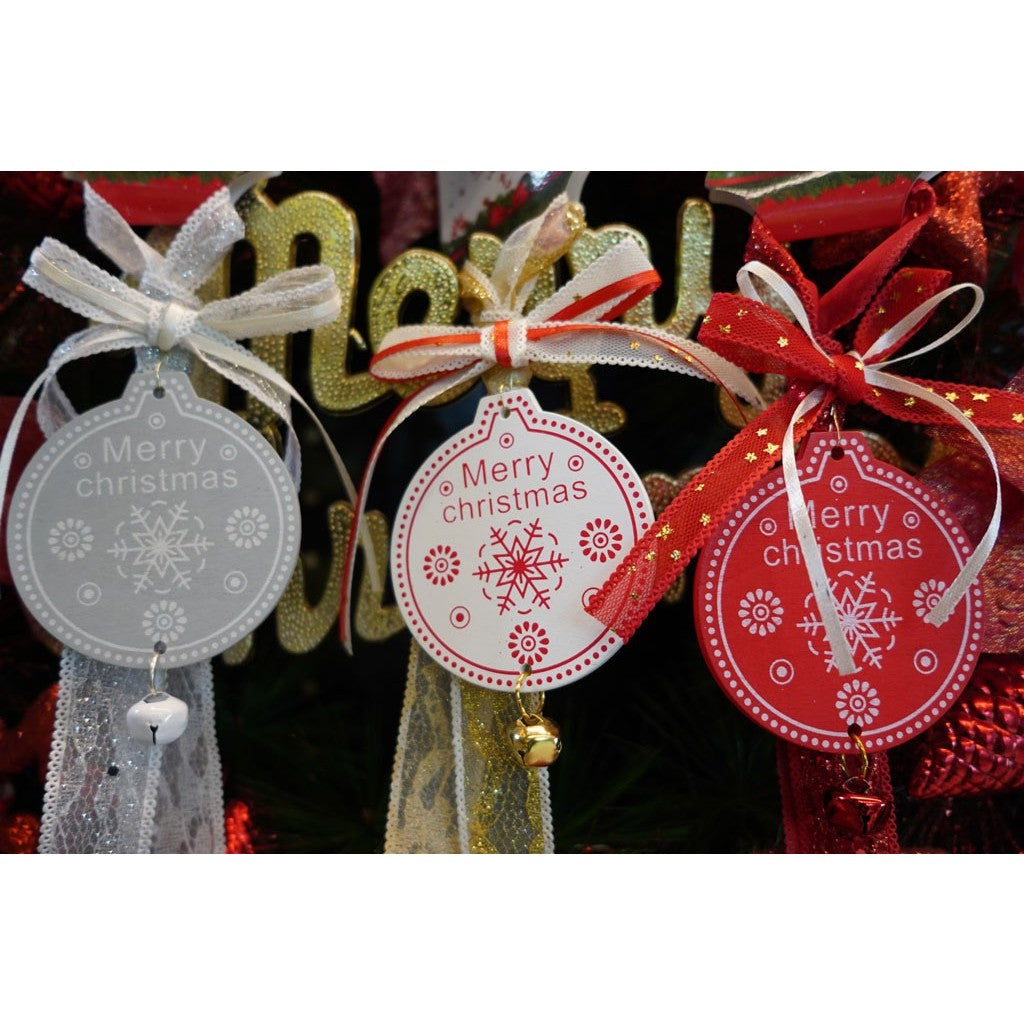 Ornament De Brad Medalion, Lemn, 25 Cm