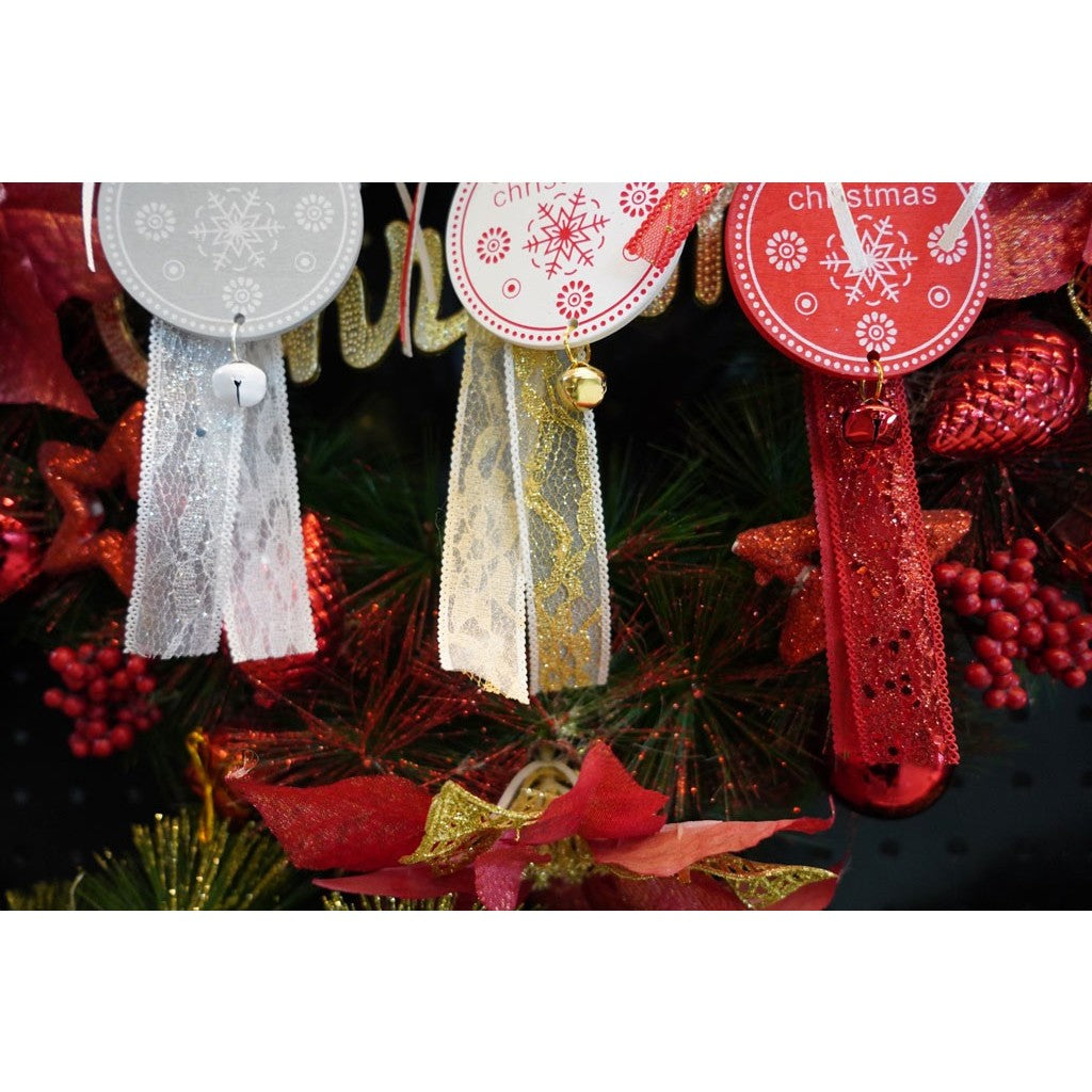 Ornament De Brad Medalion, Lemn, 25 Cm