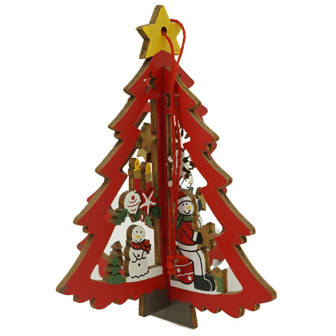 Ornament De Brad Mos Craciuni In Brad, Lemn
