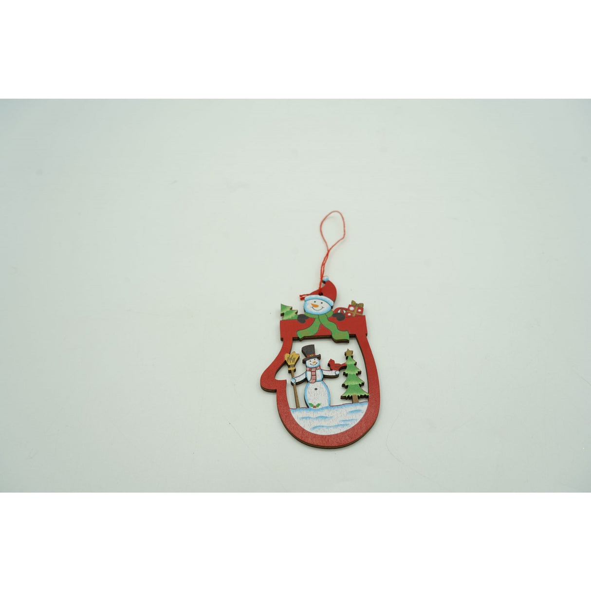 Ornament De Brad Oameni De Zapada, Lemn, 10 Cm