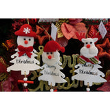 Ornament de brad om de zapada, Flippy, alb, lemn, 20 cm - vivimall.ro