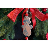 Ornament de brad om de zapada, Flippy, multicolor, lemn, 17 cm - vivimall.ro