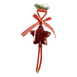 Ornament De Brad Stea Cu Paiete, Lemn, 25 Cm