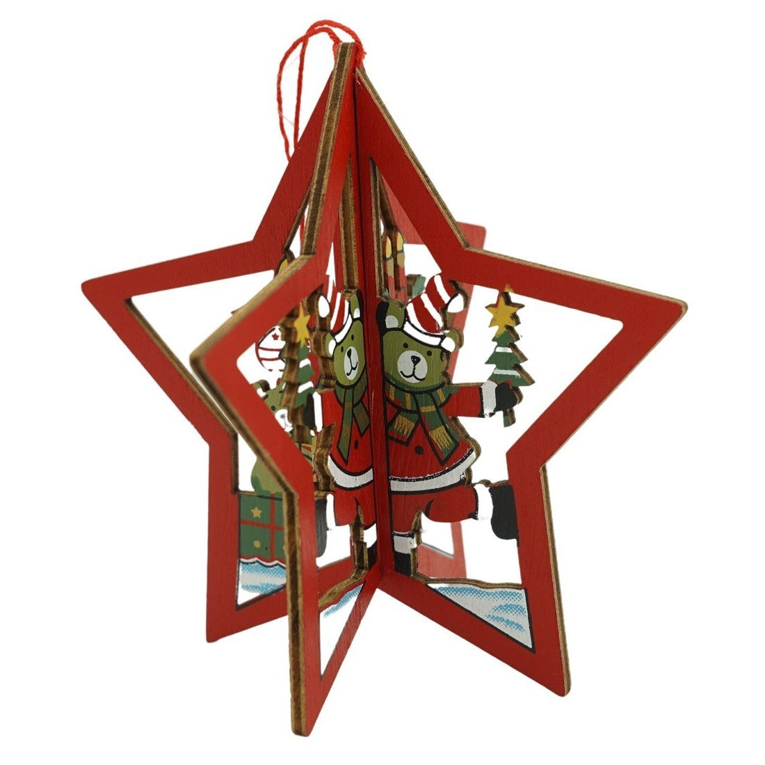 Ornament De Brad Stea, Lemn