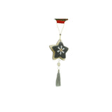 Ornament De Brad Stea, Lemn/Textil, 25 Cm