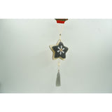 Ornament De Brad Stea, Lemn/Textil, 25 Cm