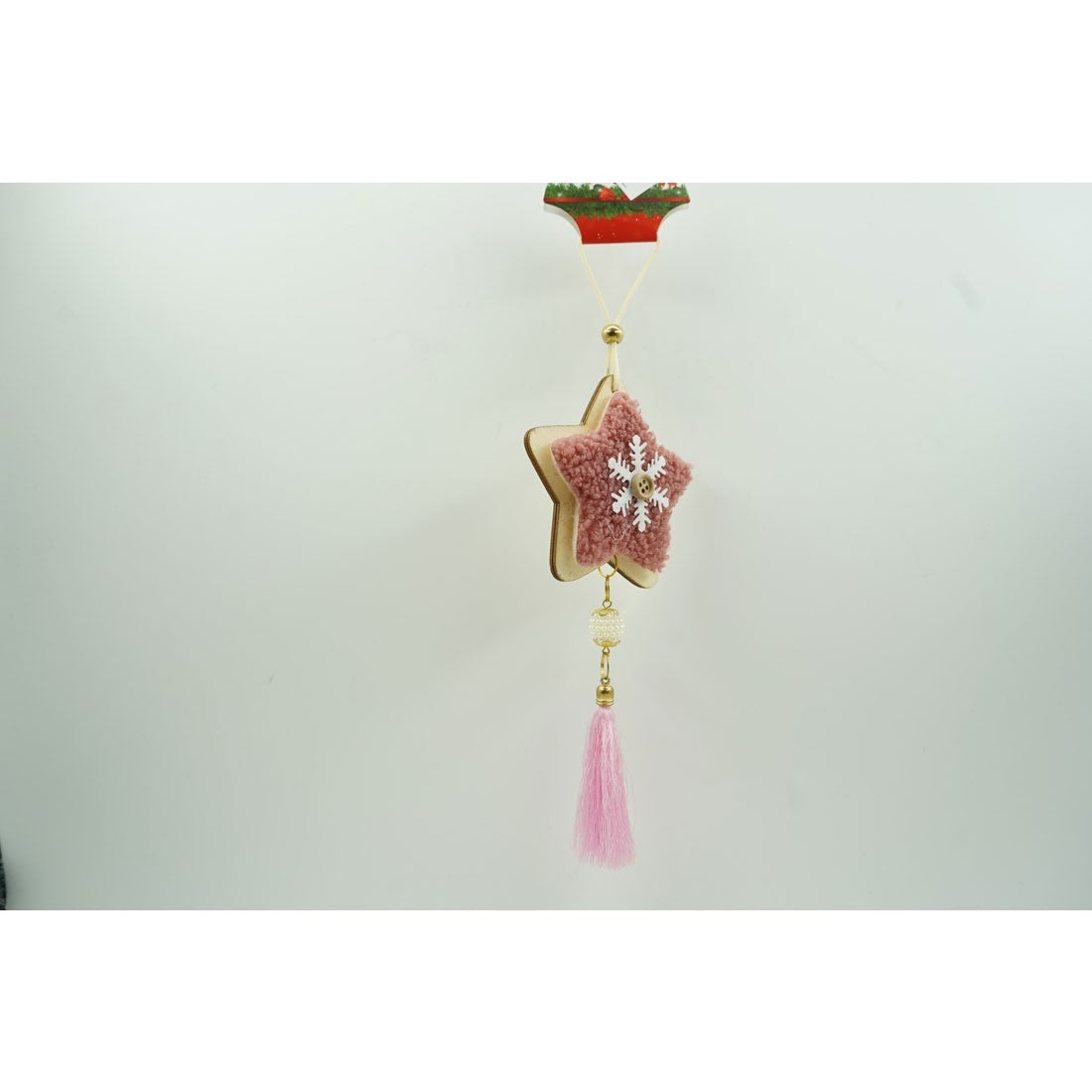 Ornament De Brad Stea, Lemn/Textil, 25 Cm