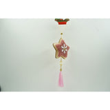 Ornament De Brad Stea, Lemn/Textil, 25 Cm
