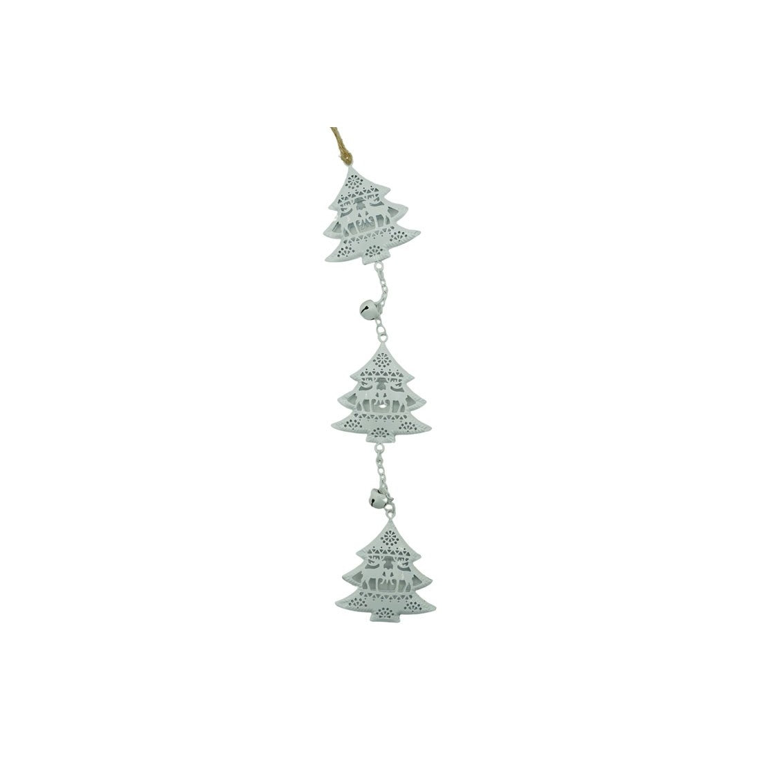 Ornament De Brad Trei Pomi De Craciun, Metal, 30 Cm