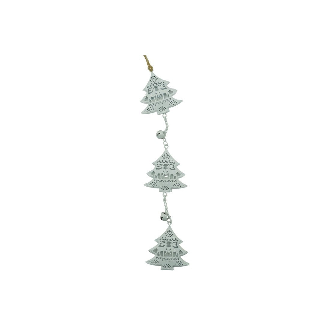 Ornament De Brad Trei Pomi De Craciun, Metal, 30 Cm