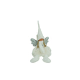 Ornament De Craciun Ingeras, Alb/, Textil, 51 Cm