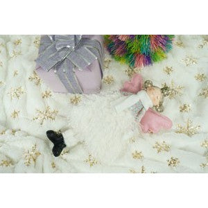 Ornament De Craciun Ingeras, Textil, 26 Cm