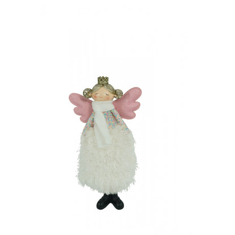 Ornament De Craciun Ingeras, Textil, 37 Cm
