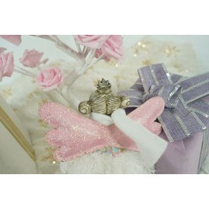 Ornament De Craciun Ingeras, Textil, 37 Cm