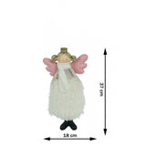 Ornament De Craciun Ingeras, Textil, 37 Cm