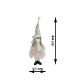Ornament De Craciun Papusa, Roz/, Textil, 44 Cm