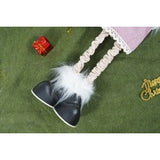 Ornament De Craciun Ren Cu Picioare Telescopice, Roz/, Textil, 72 Cm
