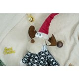 Ornament de Craciun ren, Flippy, multicolor, textil, 68 cm - vivimall.ro